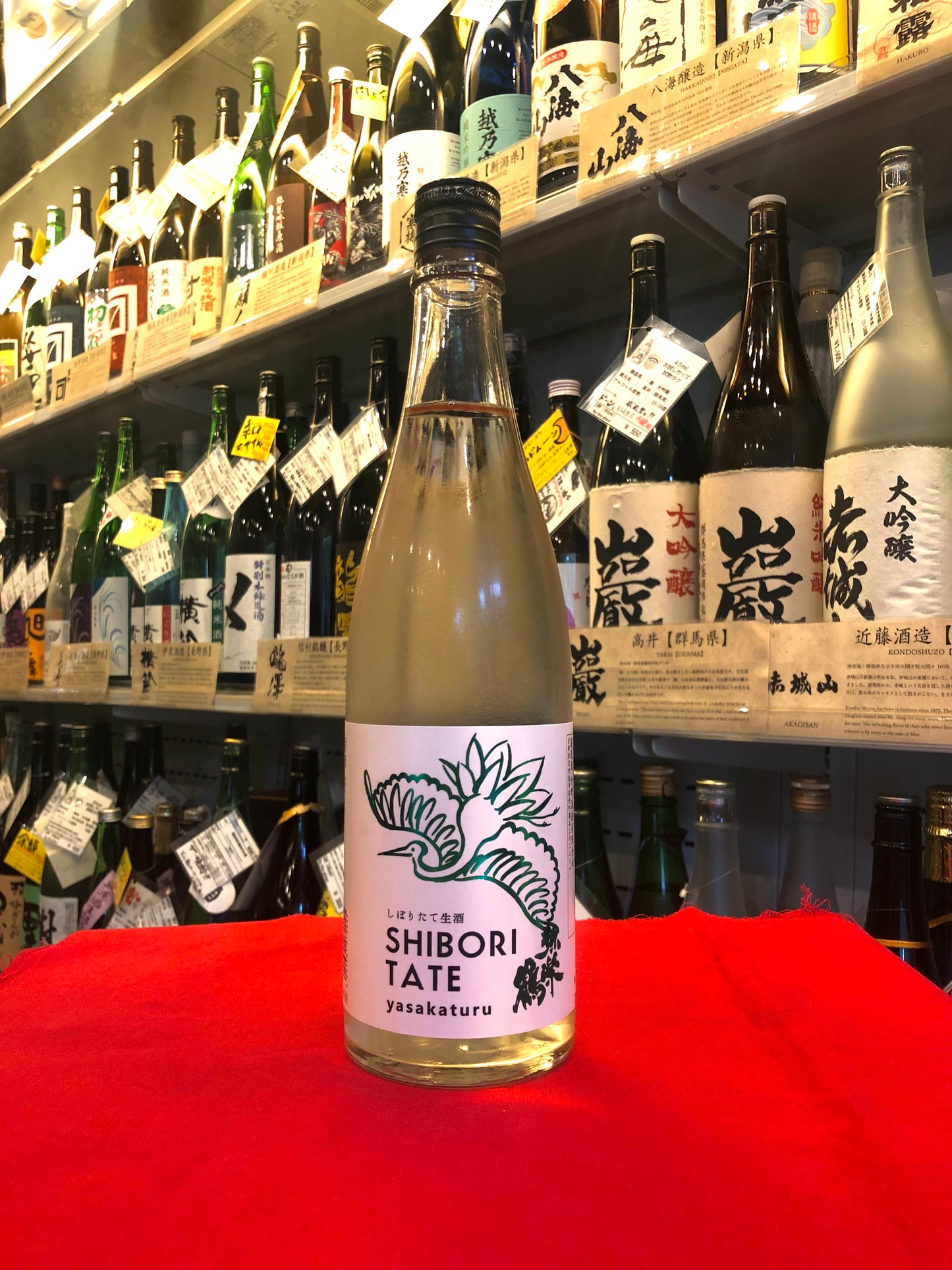 弥栄鶴 しぼりたて生酒 720ml