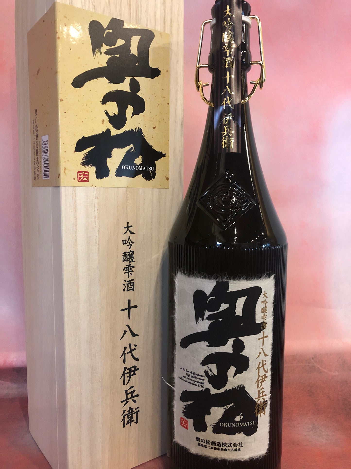 奥の松 大吟醸雫酒 十八代伊兵衛 1,800ml